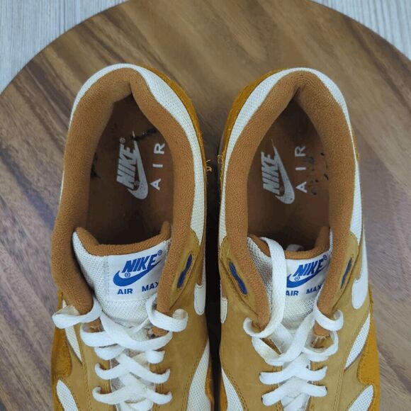 Nike Air Max 1 Curry Dark Curry White Sport Royal 908366-700 Men\'s 13 Shoes main image 9